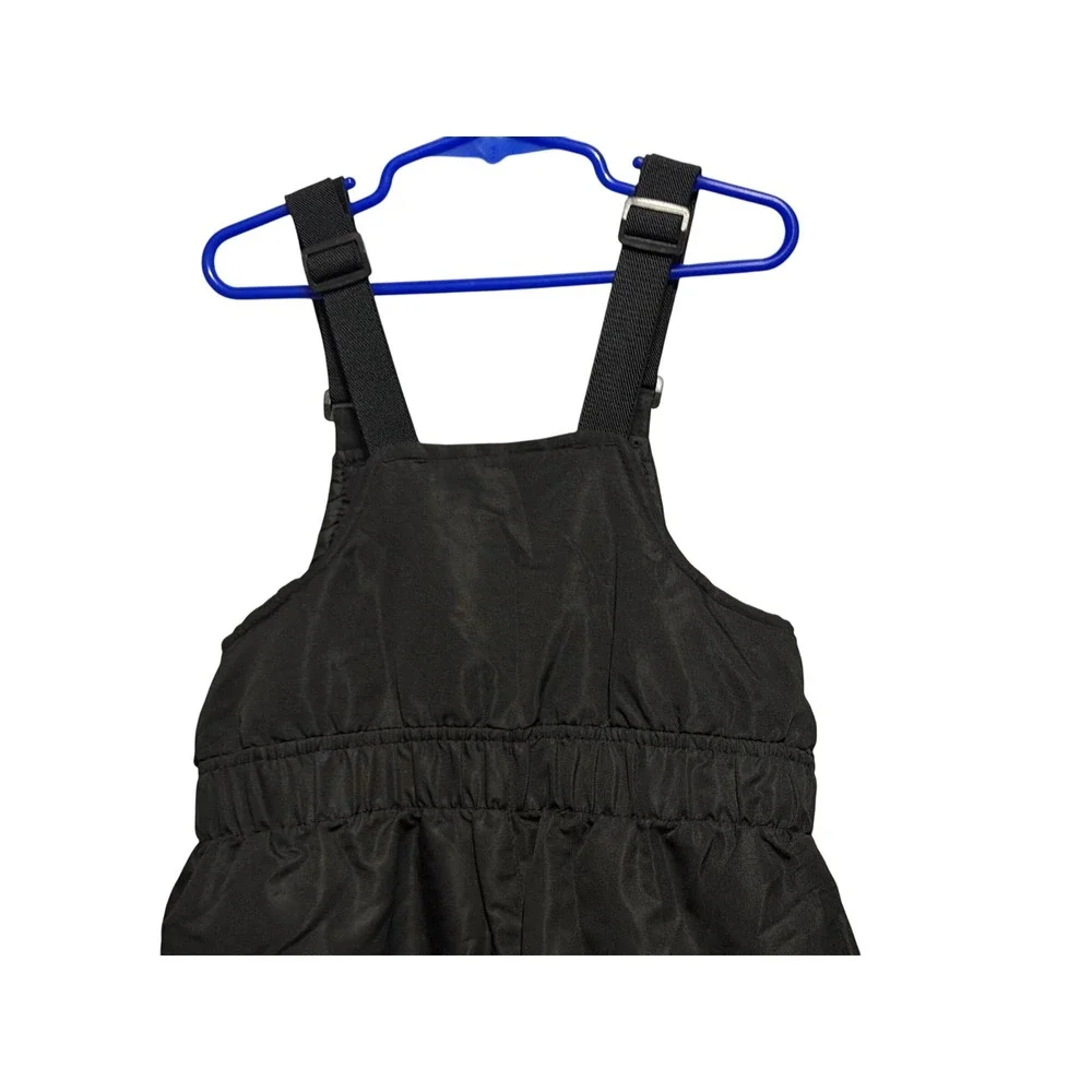 Wonder Nation Kids Black Soot Insulated‎ Snow Bibs Overalls 5T NP5 Winterwear